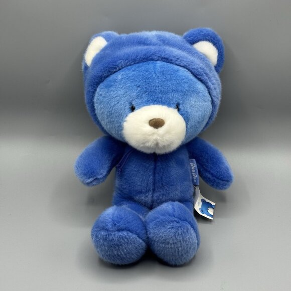 Ibis Korean RooRoo Blue Bear Plush Stuffed Toy 13